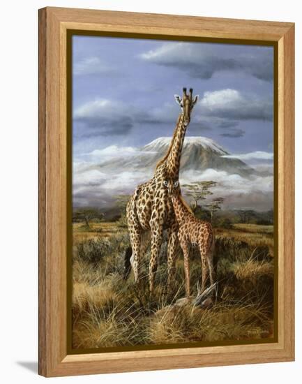 Kilimanjaro Pair-Trevor V. Swanson-Framed Premier Image Canvas