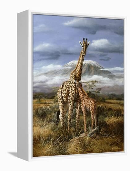 Kilimanjaro Pair-Trevor V. Swanson-Framed Premier Image Canvas