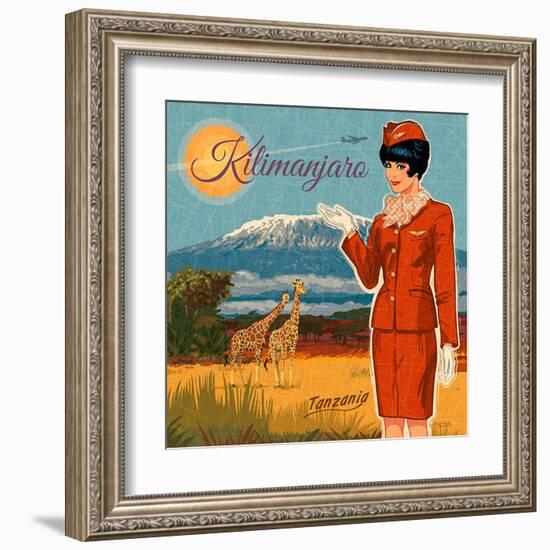 Kilimanjaro-Bruno Pozzo-Framed Art Print