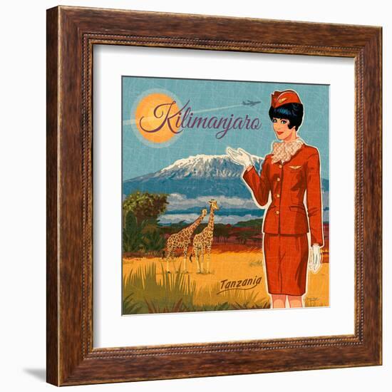 Kilimanjaro-Bruno Pozzo-Framed Art Print