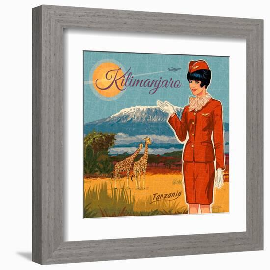 Kilimanjaro-Bruno Pozzo-Framed Art Print