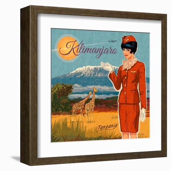 Kilimanjaro-Bruno Pozzo-Framed Art Print