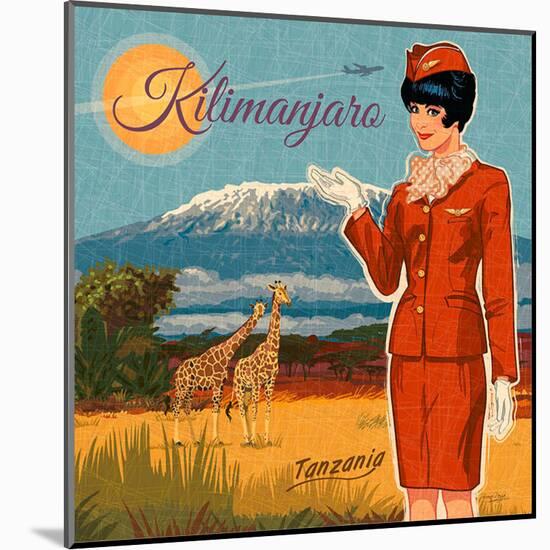 Kilimanjaro-Bruno Pozzo-Mounted Art Print