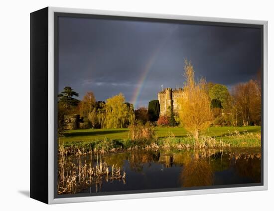 Kilkea Castle Hotel, Built 1180 by Hugh De Lacey, Kilkea, Co Kildare, Ireland-null-Framed Premier Image Canvas