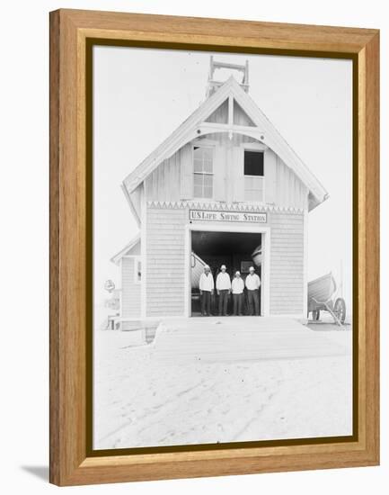 Kill Devil Hills Lifesaving Station-null-Framed Premier Image Canvas