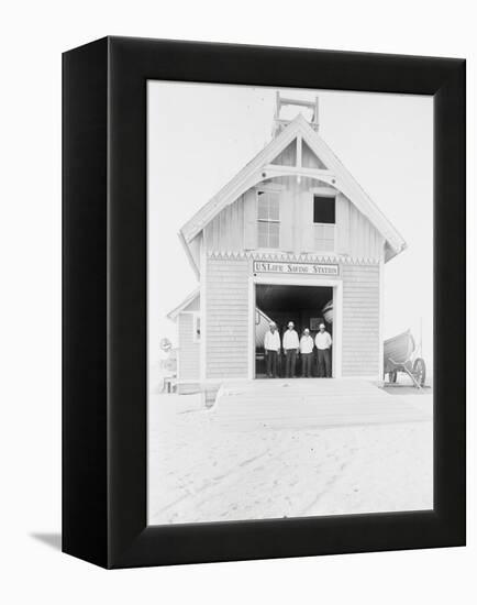 Kill Devil Hills Lifesaving Station-null-Framed Premier Image Canvas