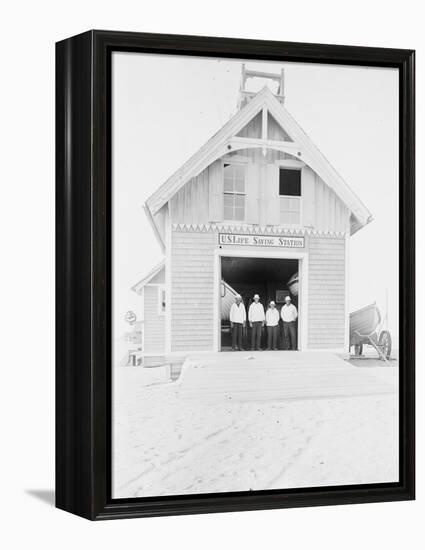 Kill Devil Hills Lifesaving Station-null-Framed Premier Image Canvas