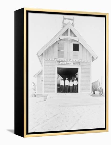 Kill Devil Hills Lifesaving Station-null-Framed Premier Image Canvas