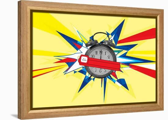 Kill The Clock Annimo-null-Framed Stretched Canvas