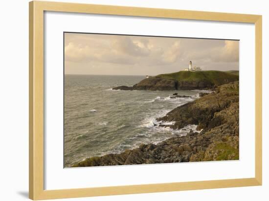 Killantringall Lighthouse, Near Portpatrick, Rhins of Galloway, Dumfries and Galloway, Scotland, UK-Gary Cook-Framed Photographic Print