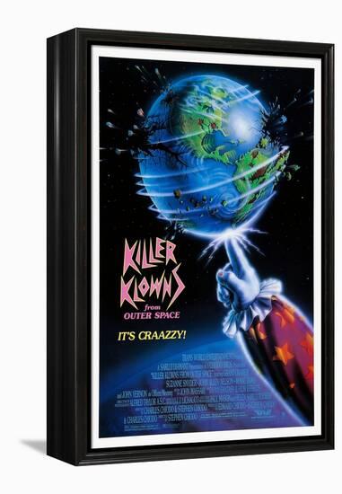 KILLER KLOWNS FROM OUTER SPACE [1988], directed by STEPHEN CHIODO.-null-Framed Premier Image Canvas