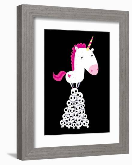 Killer Unicorn-Michael Buxton-Framed Art Print