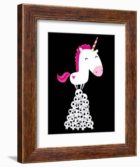 Killer Unicorn-Michael Buxton-Framed Art Print