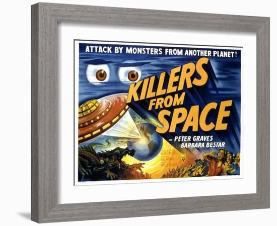 Killers From Space, 1954-null-Framed Art Print