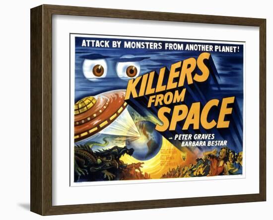 Killers From Space, 1954-null-Framed Art Print