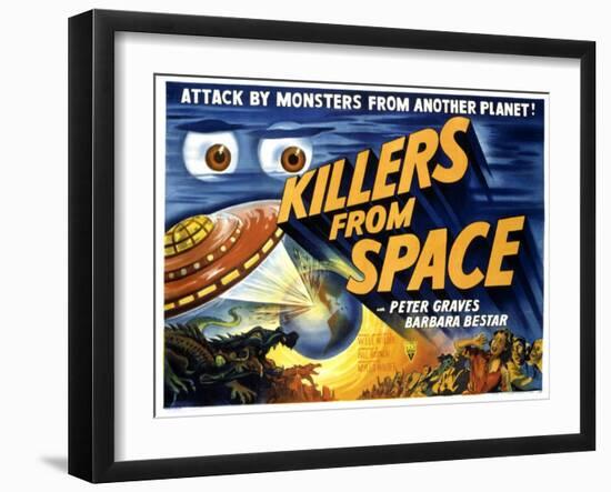Killers From Space, 1954-null-Framed Art Print