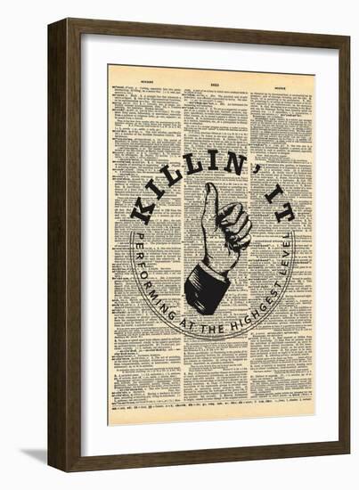 Killin' It-null-Framed Premium Giclee Print