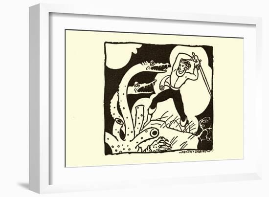 Killing The Hydra-Frank Dobias-Framed Art Print