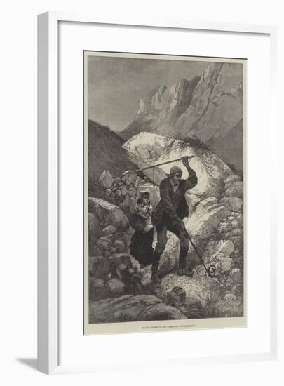 Killing Vipers in the Forest of Fontainebleau-Charles Auguste Loye-Framed Giclee Print