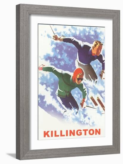 Killington Ski Poster-null-Framed Premium Giclee Print