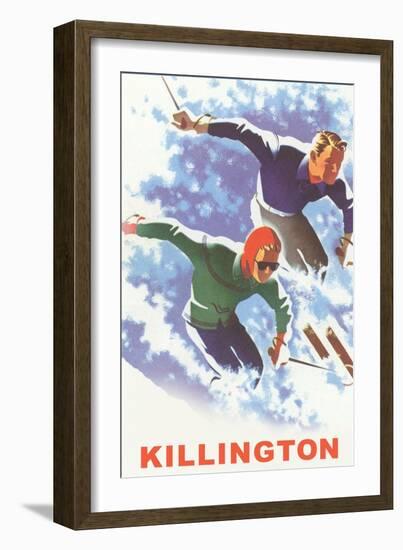 Killington Ski Poster-null-Framed Premium Giclee Print