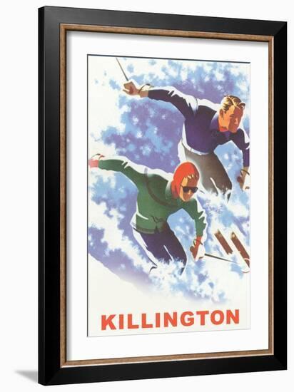 Killington Ski Poster-null-Framed Premium Giclee Print