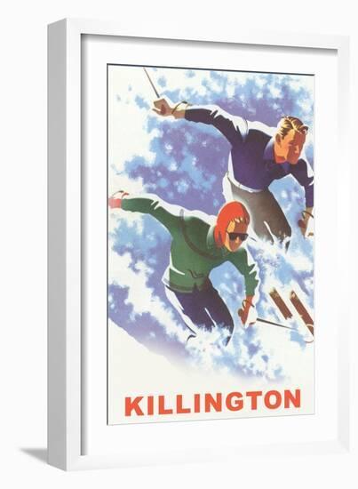 Killington Ski Poster-null-Framed Premium Giclee Print