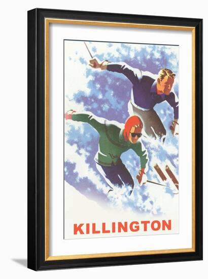 Killington Ski Poster-null-Framed Art Print