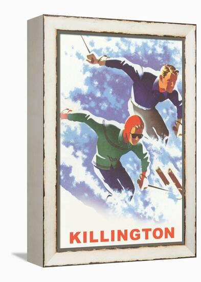 Killington Ski Poster-null-Framed Stretched Canvas