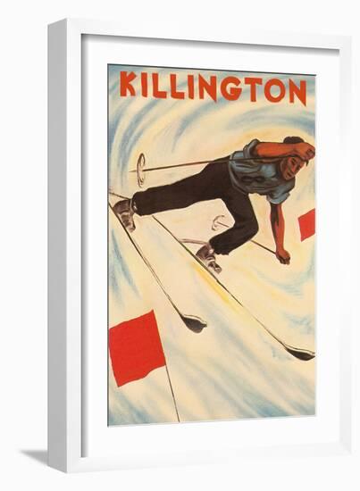 Killington Ski Poster-null-Framed Art Print