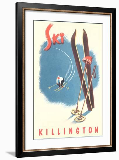 Killington Ski Poster-null-Framed Art Print