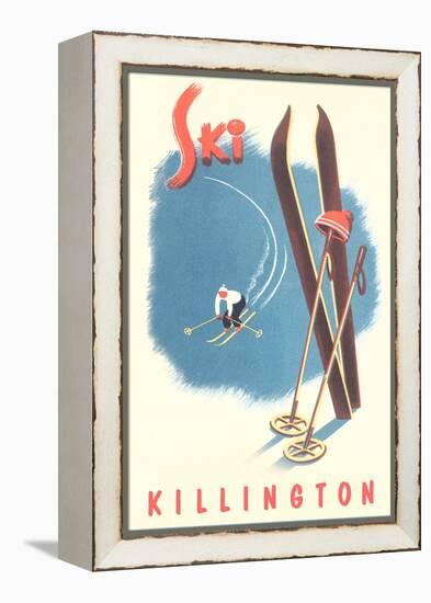 Killington Ski Poster-null-Framed Stretched Canvas