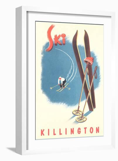 Killington Ski Poster-null-Framed Art Print