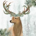 Christmas Deer-Kim Allen-Framed Art Print