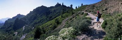 Trail to Roque Nublo, Gran Canaria, Canary Islands, Spain, Europe-Kim Hart-Photographic Print