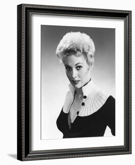 Kim Novak, 1955 (b/w photo)-null-Framed Photo