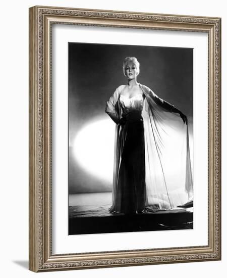 Kim Novak, 1956 (b/w photo)-null-Framed Photo