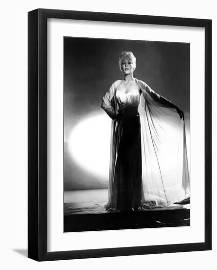 Kim Novak, 1956 (b/w photo)-null-Framed Photo