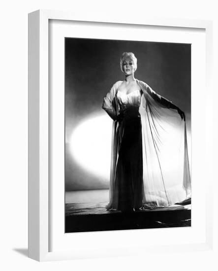 Kim Novak, 1956 (b/w photo)-null-Framed Photo