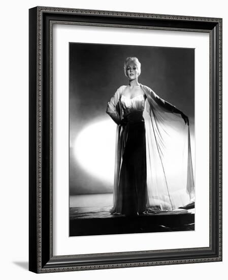 Kim Novak, 1956 (b/w photo)-null-Framed Photo