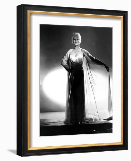 Kim Novak, 1956 (b/w photo)-null-Framed Photo