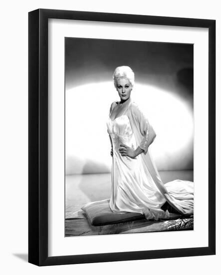 Kim Novak, 1957 (b/w photo)-null-Framed Photo