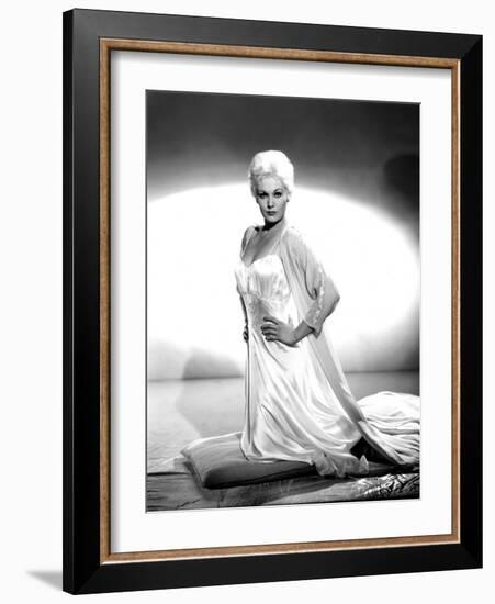 Kim Novak, 1957 (b/w photo)-null-Framed Photo