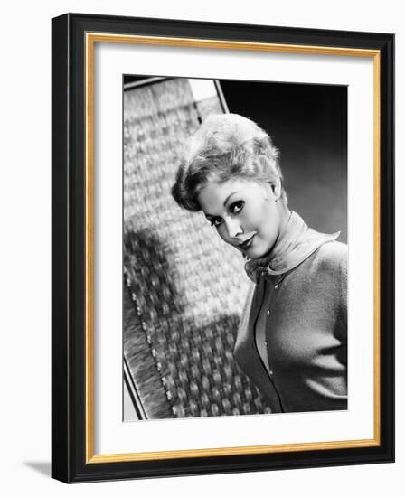 Kim Novak (b/w photo)-null-Framed Photo