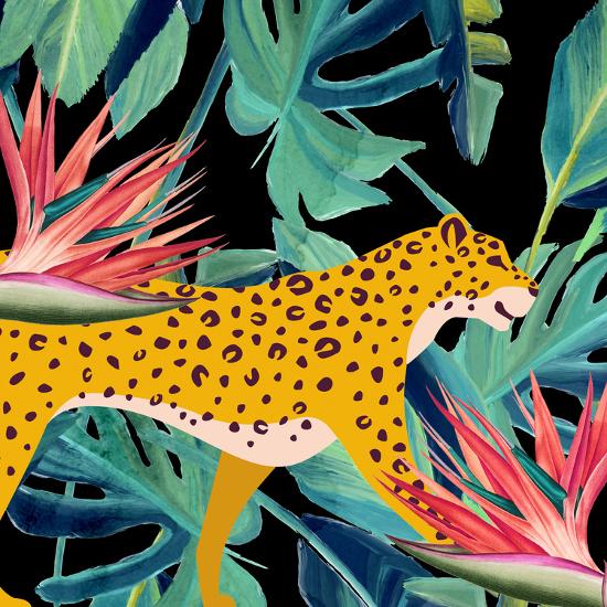 In the Palms Leopards 1' Art Print Kimberly Allen