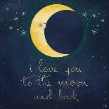 I Love You to the Moon 1-Kimberly Glover-Framed Giclee Print