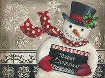 Christmas Snowman-Kimberly Poloson-Art Print