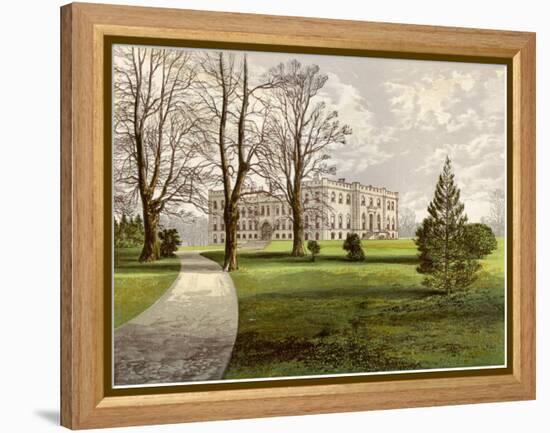 Kimbolton Castle, Huntingdonshire, Home of the Duke of Manchester, C1880-AF Lydon-Framed Premier Image Canvas