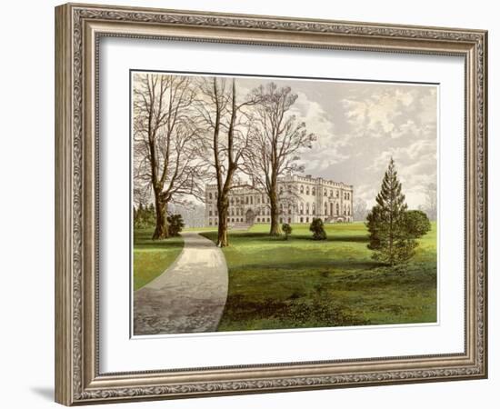 Kimbolton Castle, Huntingdonshire, Home of the Duke of Manchester, C1880-AF Lydon-Framed Giclee Print