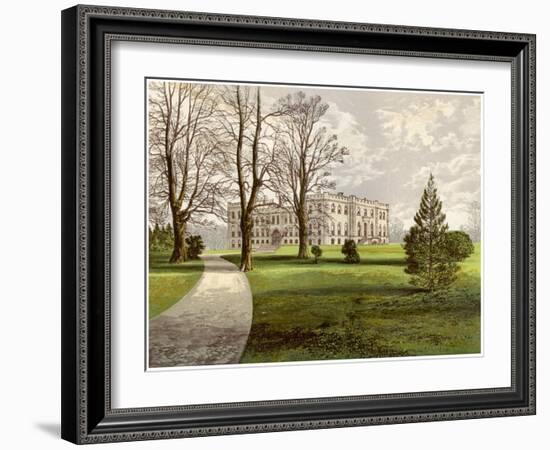 Kimbolton Castle, Huntingdonshire, Home of the Duke of Manchester, C1880-AF Lydon-Framed Giclee Print